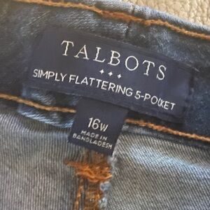Talbots Simply Flattering 5-Pocket Jeans - Blue